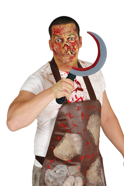 Halloween Fake Messer Halbmond 35cm