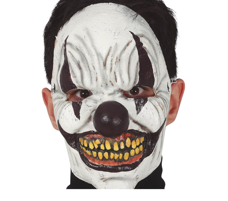 Halloween Clown Maske Schwarz