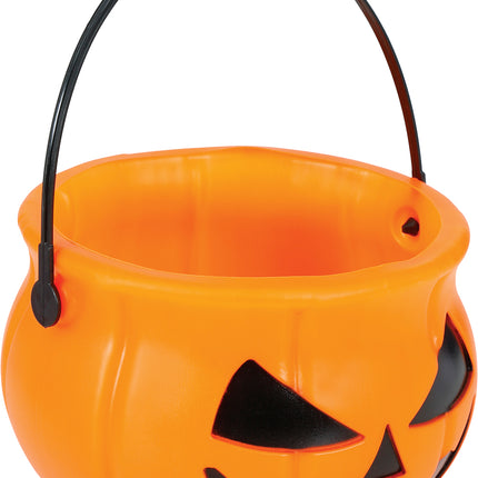 Halloween Eimer Kürbis 11cm