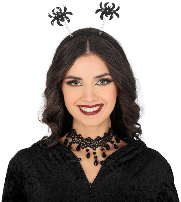 Schwarze Haarbandspinnen