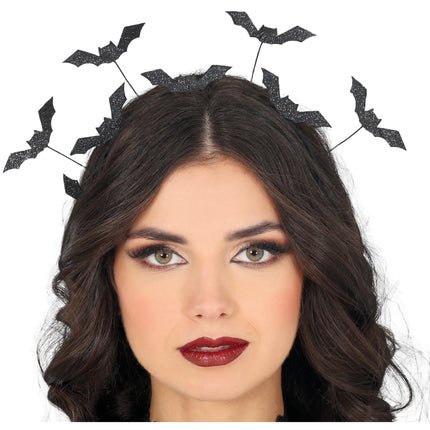 Halloween Haarband Schwarze Fledermäuse