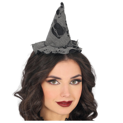 Halloween Haarband Hexenhut Mini