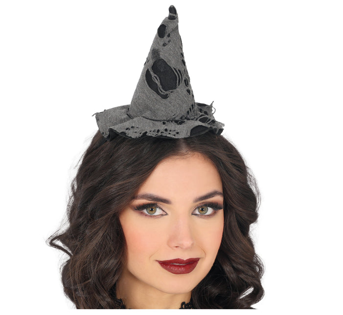 Halloween Haarband Hexenhut Mini