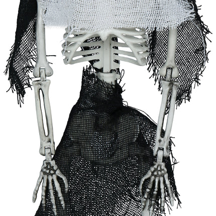 Halloween Skelett mit Kapuze 45cm