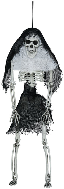 Halloween Skelett mit Kapuze 45cm