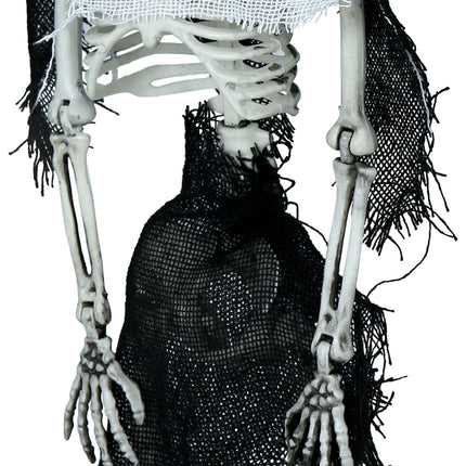 Halloween Skelett mit Kapuze 45cm