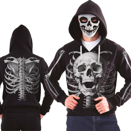 Halloween Pullover Skelett