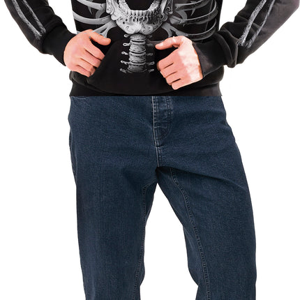 Halloween Pullover Skelett