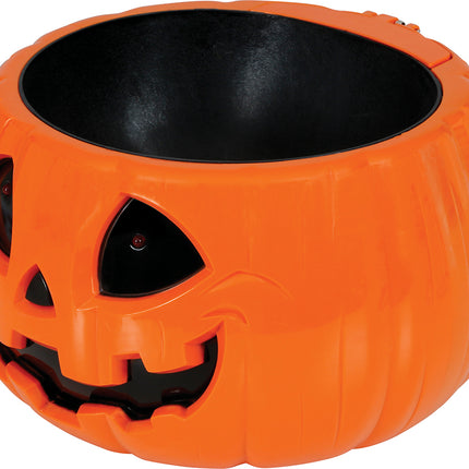 Halloween Schale Kürbis Licht, Ton und Bewegung 15cm