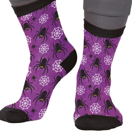 Halloween Socken Spinnen