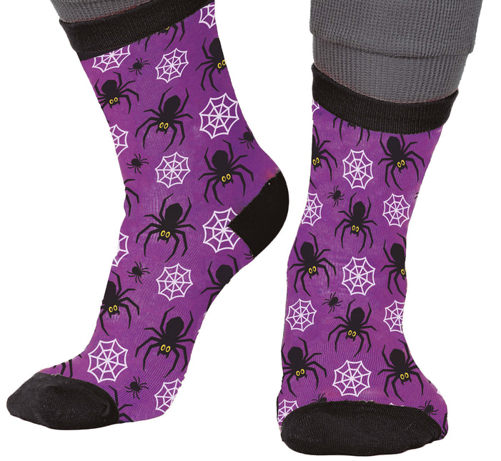 Halloween Socken Spinnen