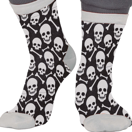 Halloween Socken Totenköpfe