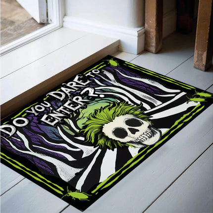 Halloween Fußmatte Schwarz Grün Dare To Enter 60cm
