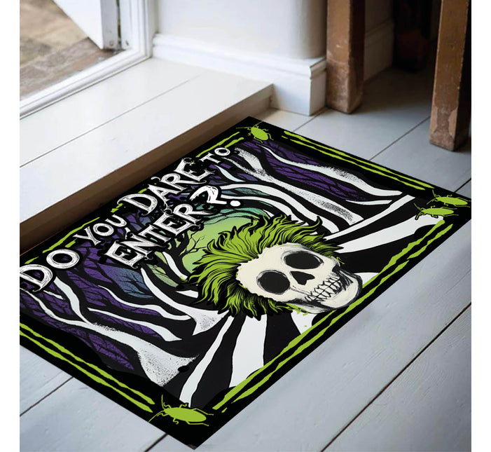 Halloween Fußmatte Schwarz Grün Dare To Enter 60cm
