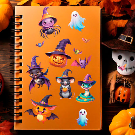 Halloween Aufkleber Bunt