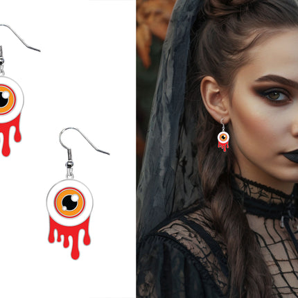 Halloween Ohrringe Augäpfel