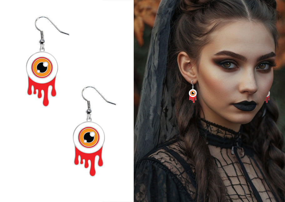 Halloween Ohrringe Augäpfel