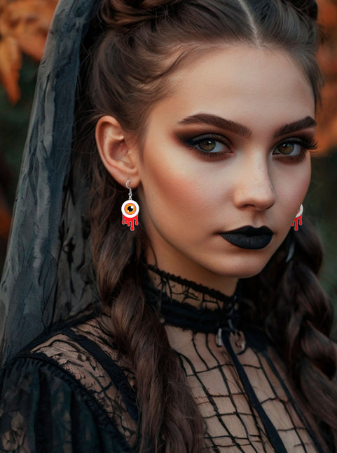 Halloween Ohrringe Augäpfel
