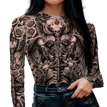 Nacktes Shirt Tattoo Effekt