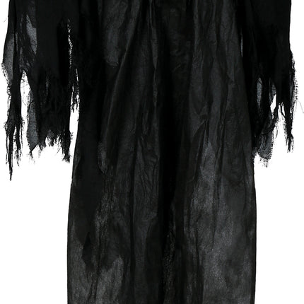 Halloween Puppe Skelett Schwarz Zwei Schädel mit Licht und Sound 1,7m