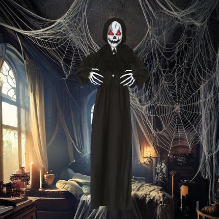 Halloween Puppe mit Licht und Sound 1,5m