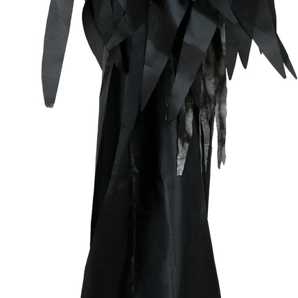 Skelett Hängende Dekoration Schwarz mit Licht und Ton 1,6m