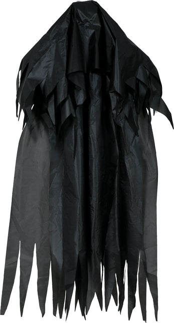 Skelett Hängende Dekoration Schwarz mit Licht und Ton 1,6m