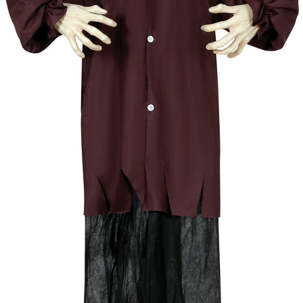 Halloween-Puppe Zombie mit Licht, Ton und Bewegung 1,8 m
