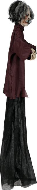 Halloween-Puppe Zombie mit Licht, Ton und Bewegung 1,8 m