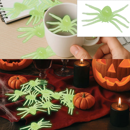 Halloween Nep Spin Fluarescerende 5cm 10st