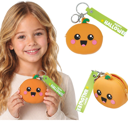 Oranje Pompoen Portemonee