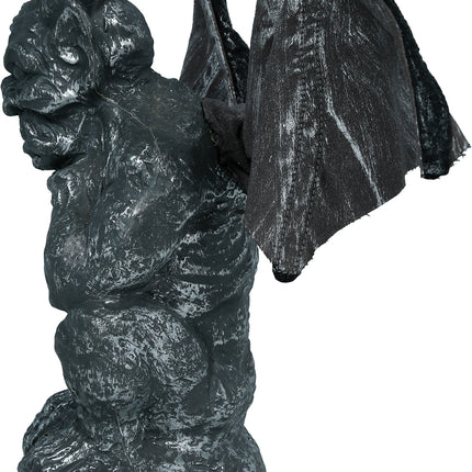 Graue Wasserspeierfigur, 30 cm