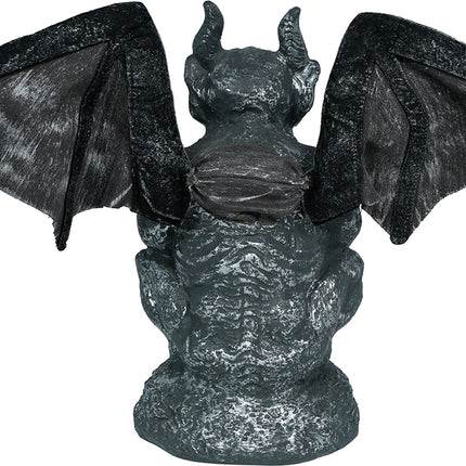 Graue Wasserspeierfigur, 30 cm