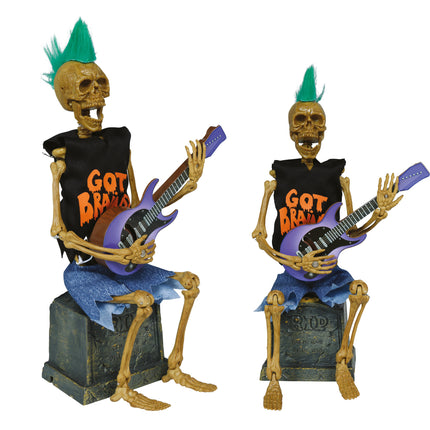 Halloween-Skelett-Gitarre 30 cm