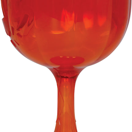 Oranje Wijnglas Pompoen 18cm