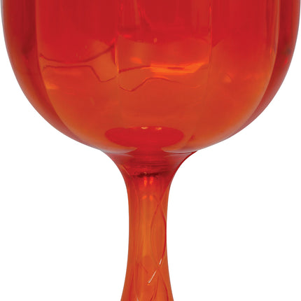 Oranje Wijnglas Pompoen 18cm
