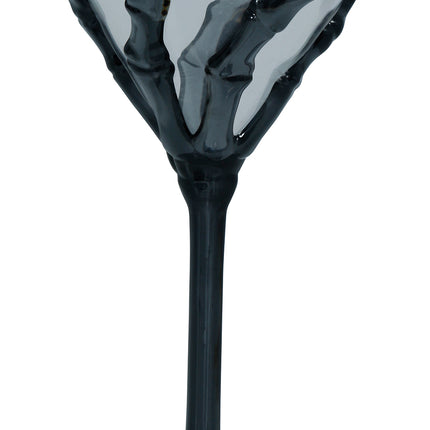 Zwart Wijnglas Hand 18cm