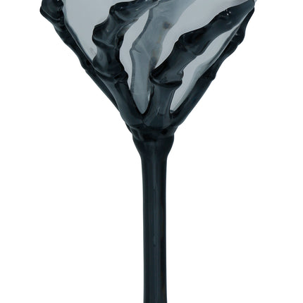 Zwart Wijnglas Hand 18cm