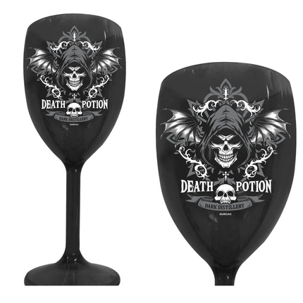 Zwart Wijnglas Death Potion