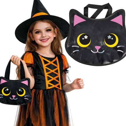 Katze-Tasche Schwarz