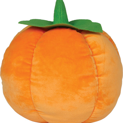 Halloween-Kuscheltier: Orangefarbener Kürbis, 25 cm