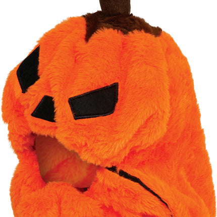 Halloween-Kürbis-Helmhülle in Orange