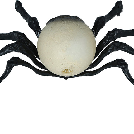 Halloween-Spielzeugspinne, schwarzes Skelett, 16 cm
