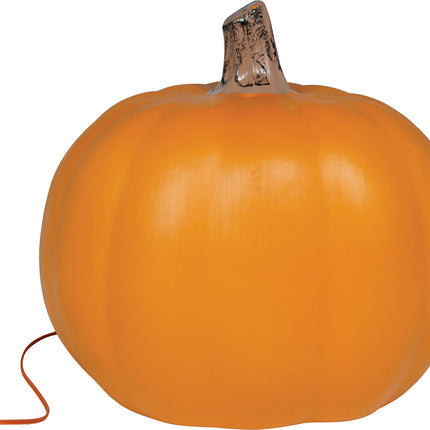 Halloween-Kürbis, lächelnd, mit Licht, 28 cm