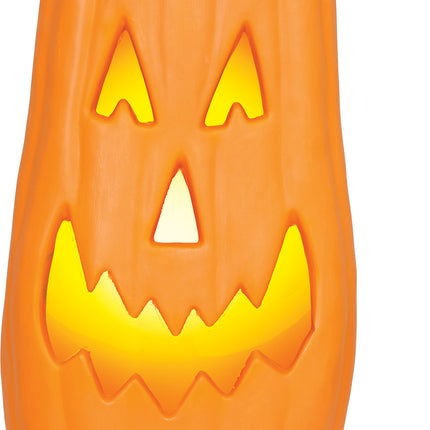 Halloween-Kürbis, orange, Leuchte, 70 cm