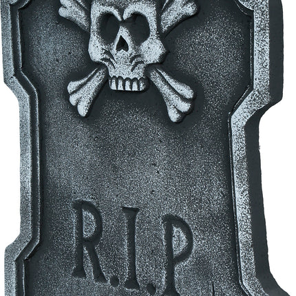 Halloween-Grabstein, grau, Rip, 55 cm