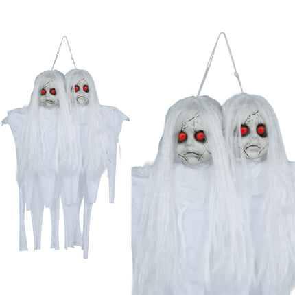 Halloween Pop Hangend Angstpaar 55cm