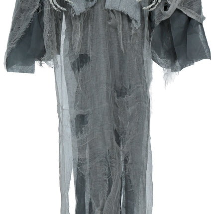 Halloween Skelet Hangend Geest Met Licht, Geluid En Beweging 1,10m