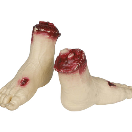 Halloween Nep Voet Afgehakt 25cm