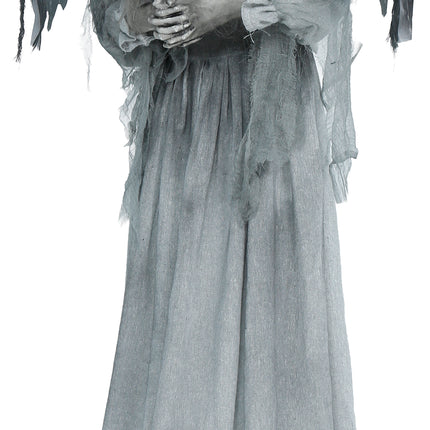 Halloween-Figur „Dark Angel“ mit Licht, Sound und Bewegung, 1,7 m